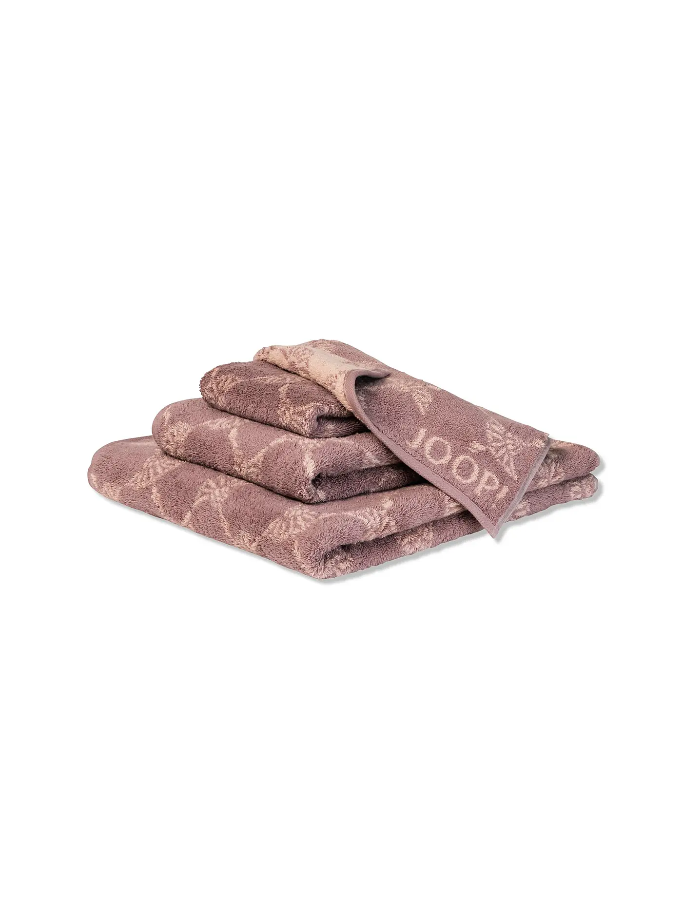 JOOP | Duschtuch CLASSIC CORNFLOWER 80x150cm Kupfer | rosa